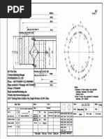 WCB 111.25.710 Swing Circle Gear Turntable Slewing Ring Bearing