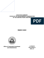 Nathaniel Pyron explains the Hunters Point Shipyard Environmental Conditions Summary