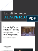 6. La Religión Como Misterio