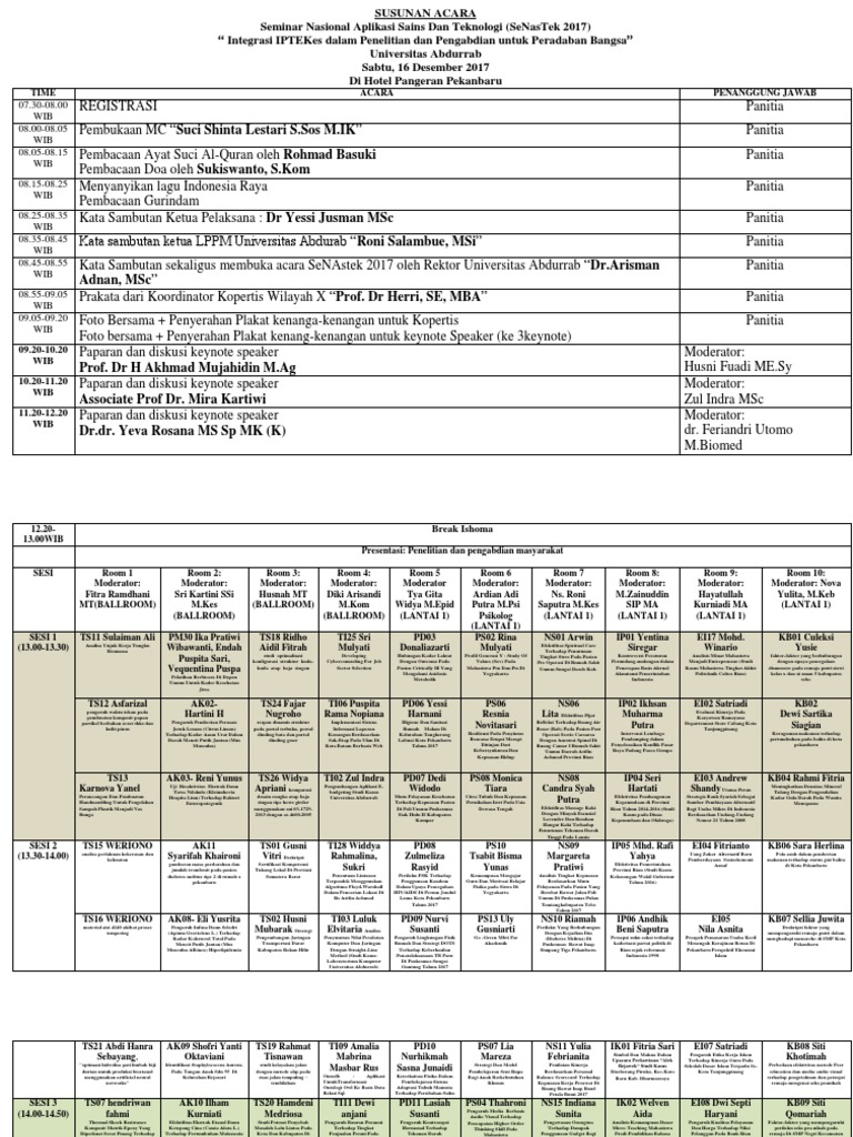 Susunan Acara Seminar Hasildocx