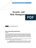 Security and Risk Management Example