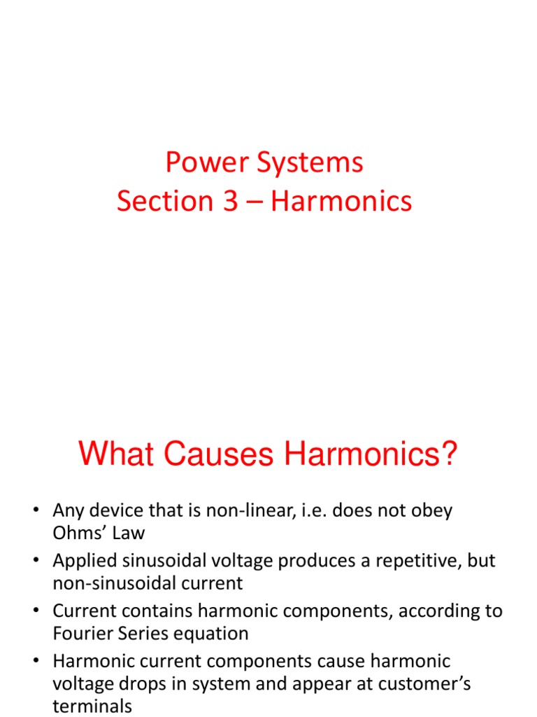 Understanding Harmonics in Power Systems | PDF | Rectifier | Power ...