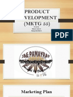 Product Development (MKTG 55) Jencid