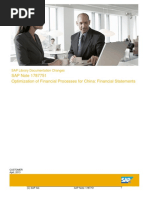 Financial Statement SAP China