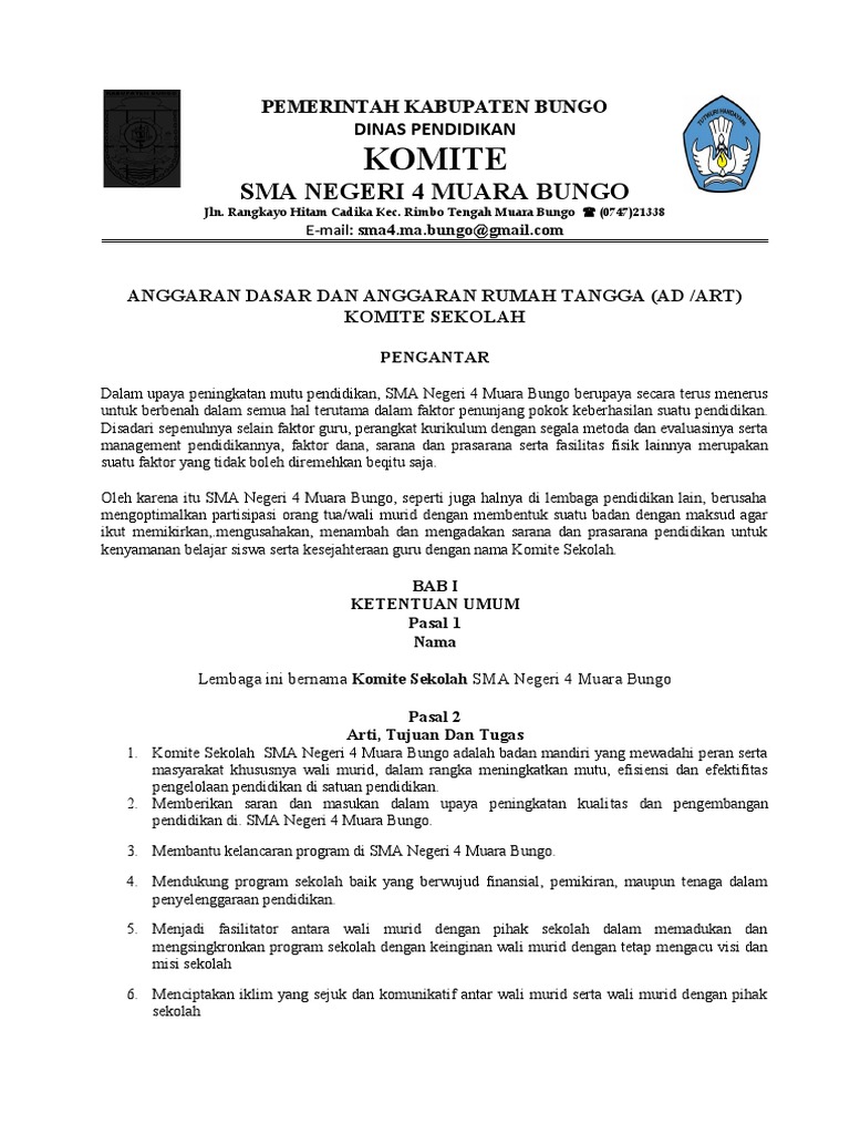 Kop Komite Sekolah - Rismax