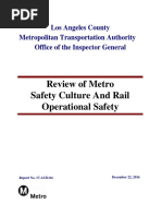 17aud04 Final Report Review of Metro Safety Culture and Rail Ops Safety 12.22.16