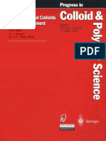 (Progress in Colloid and Polymer Science) M. Ed. Schwuger - Surfactants and Colloids in The Environment (1994, Not Avail)