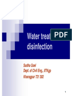 Ch4 Watertreatment Disinfection