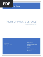 Right To Private Defence Final