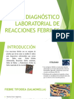 Diagnóstico Laboratorial de Reacciones Febriles