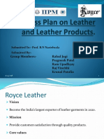 Business Plan On Leather and Leather Products