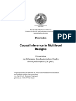 Causal Inference in Multilevel Designs (PhD Thesis)_Benjamin Nagengast