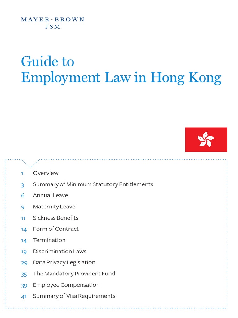 Guide to Employment Law in Hong Kong.pdf Employment Labour Law