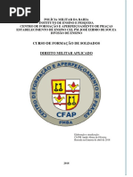 2018 Apostila Direito Militar Aplicado - Cfsd