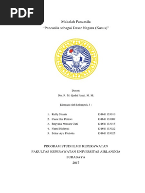 Pancasila Sbg Dasar Negara Kasus