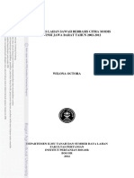 Analisis Luas Lahan Sawah Berbasis Citra PDF