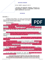 Petitioners Vs Vs Respondents: Second Division