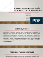 Consideraciones de Psicología Aplicada en El Campo de La Seguridad-charla