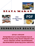 Analisis Biaya Makanan di Rumah Sakit