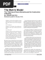 Michael Hall - NlpWeb - Matrix Model
