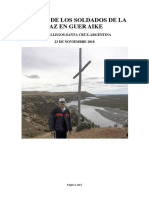 La Cruz de Los Soldados de La Paz en Guer Aike