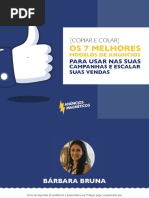 7 modelos de anúncios