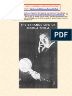  the Strange Life of Nikola Tesla
