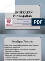 Pendekatan Pengajaran