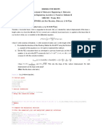 Drexel University Department of Mechanical Engineering & Mechanics Applied Engineering Analytical & Numerical Methods II HOMEWORK #4: Due Thursday, February 12 @ 630pm