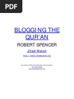 Download Blogging the Quran by Robert Spencer by dm1496 SN39403160 doc pdf