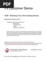 VLab Demo - ASM - Blocking Cross-Site Scripting Attacks - V13.0.A