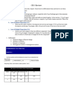 CH 3 Test Review