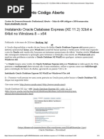 Instalando Oracle Database Express (XE 11.2) 32bit e 64bit No Windows 8 – x64 _ Desenvolvimento Código Aberto