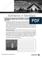 Ficha de Adviento y Navidad Cuarto de Secundaria PDF