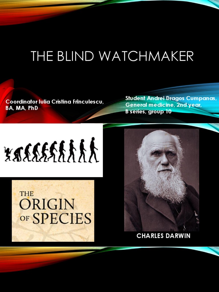 The Blind Watchmaker | PDF