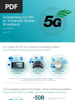 Accelerating 5g New Radio NR For Enhanced Mobile Broadband and Beyond