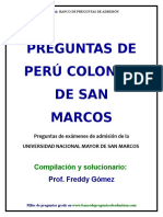 50 Preguntasde Peru Colonial en San Marcos