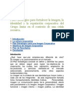 Plan Estratégico para Una Imagen Corporativa