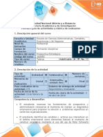 Guía de Actividades y Rúbrica de Evaluación - Fase 2 - Identificar Las Variables Clave y Actores