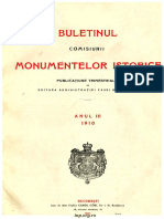 Buletinul Comisiunii Monumentelor Istorice, An 03 (1910)