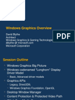 Windows Graphics Overview: David Blythe Architect Windows Graphics & Gaming Technologies Microsoft Corporation