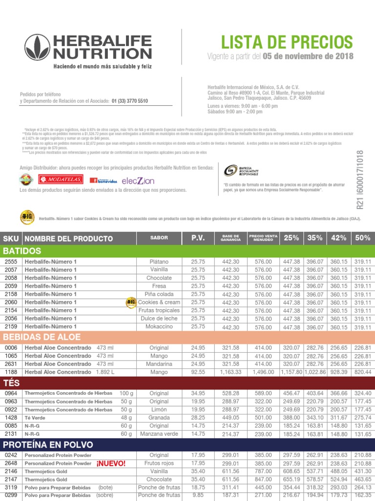 Herbalife PDF Alimentos Business