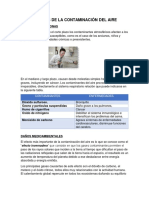 Efectos de La Contaminación Del Aire