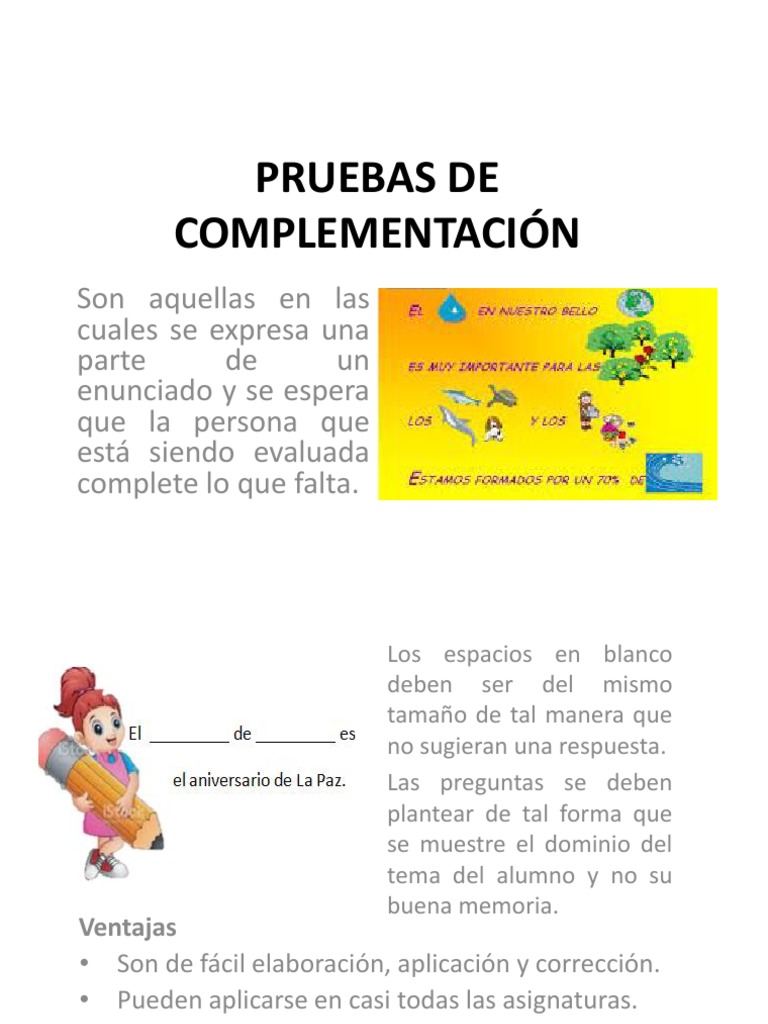 Pruebas de Complementación | PDF | Cerebro | Prueba (evaluación)