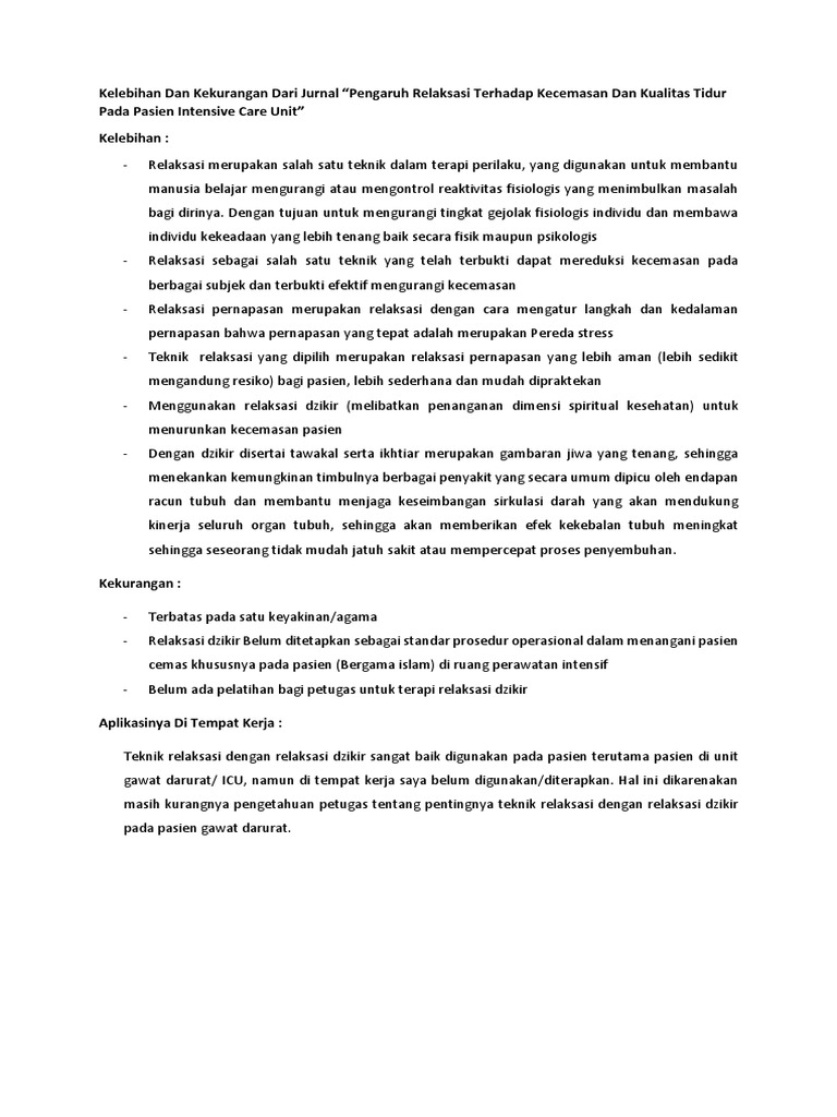 Kelebihan Dan Kekurangan Dari Jurnal Kelebihan Dan Kekurangan Dari Jurnal