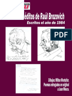 POESÍA INÉDITA DE RAÚL BROZOVICH.