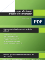 Factores Que Afectan El Proceso de Compresión