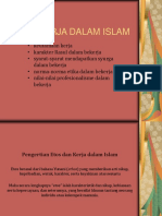 Etos Kerja Dalam Islam