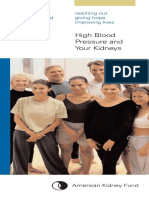 High Blood Pressure and Your Kidneys: Reaching Out Giving Hope Improving Lives American Kidney Fund