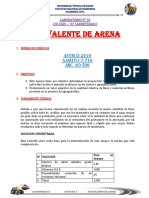 Lab 10 - Equivalente de Arena